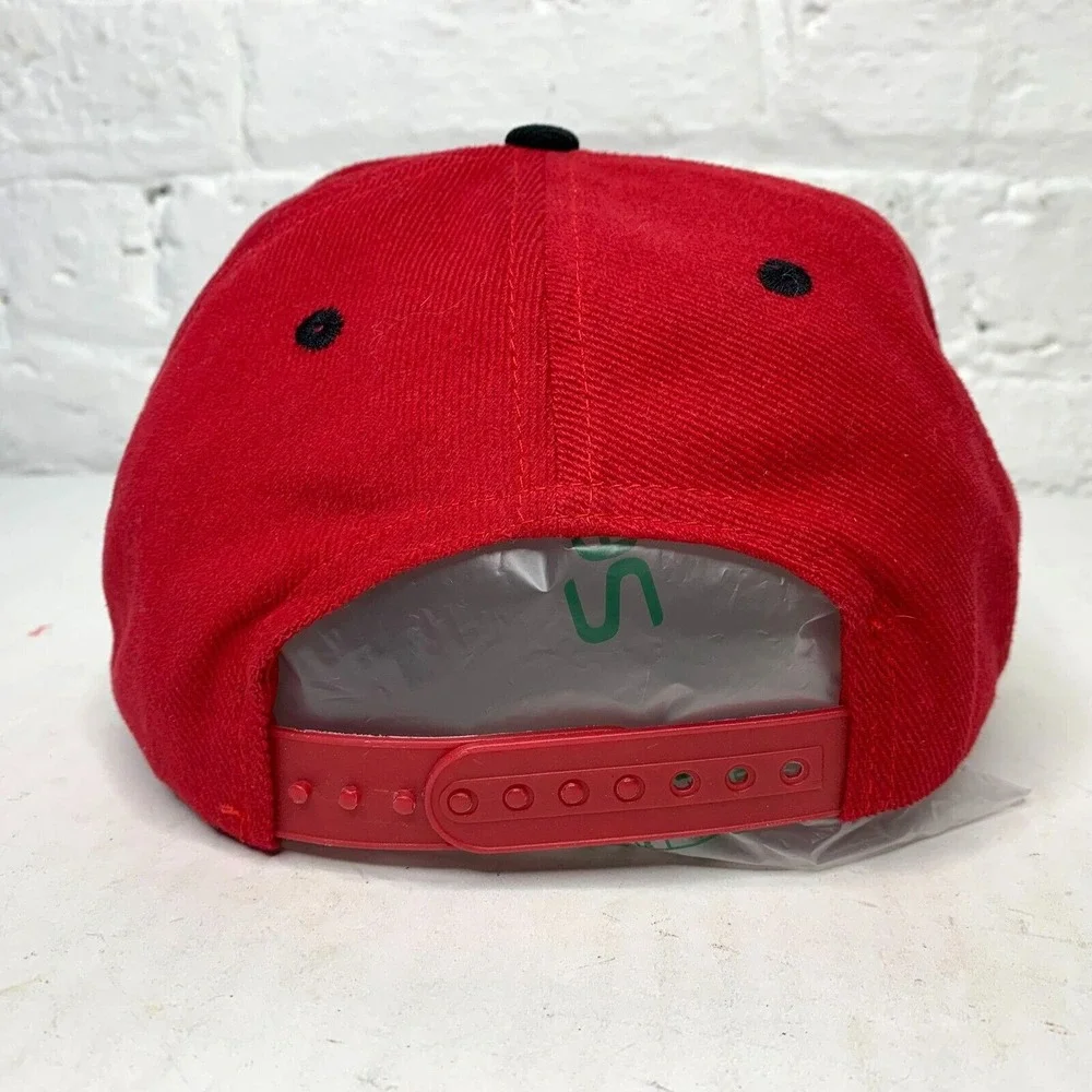 Vintage Chicago Bulls‎ NBA Adidas Hat Snapback Cap Red Black